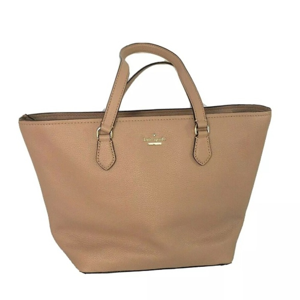 Kate Spade New York Blush Pink Leather Tote Bag